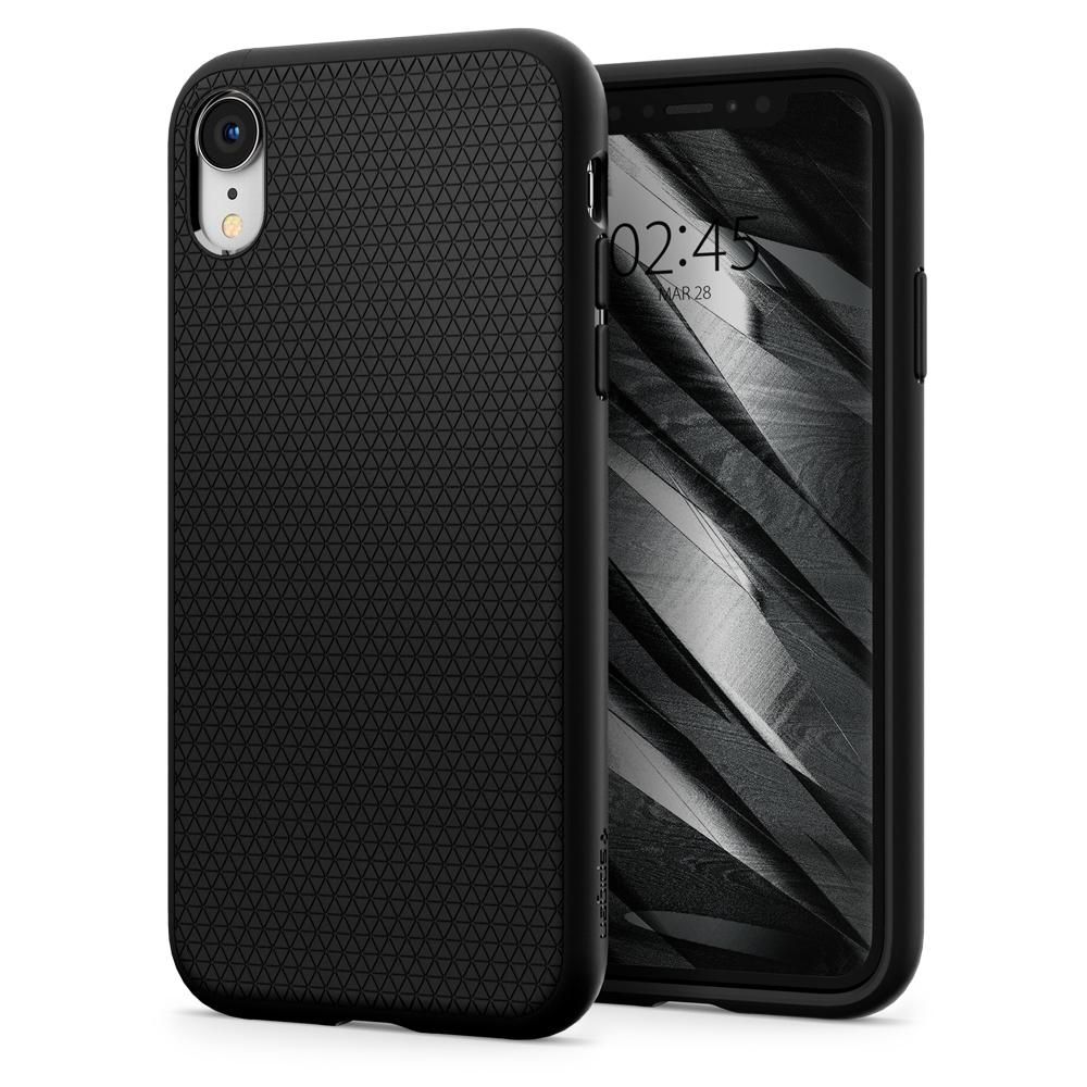 Spigen Spigen Liquid Air iPhone Xr Mattsvart