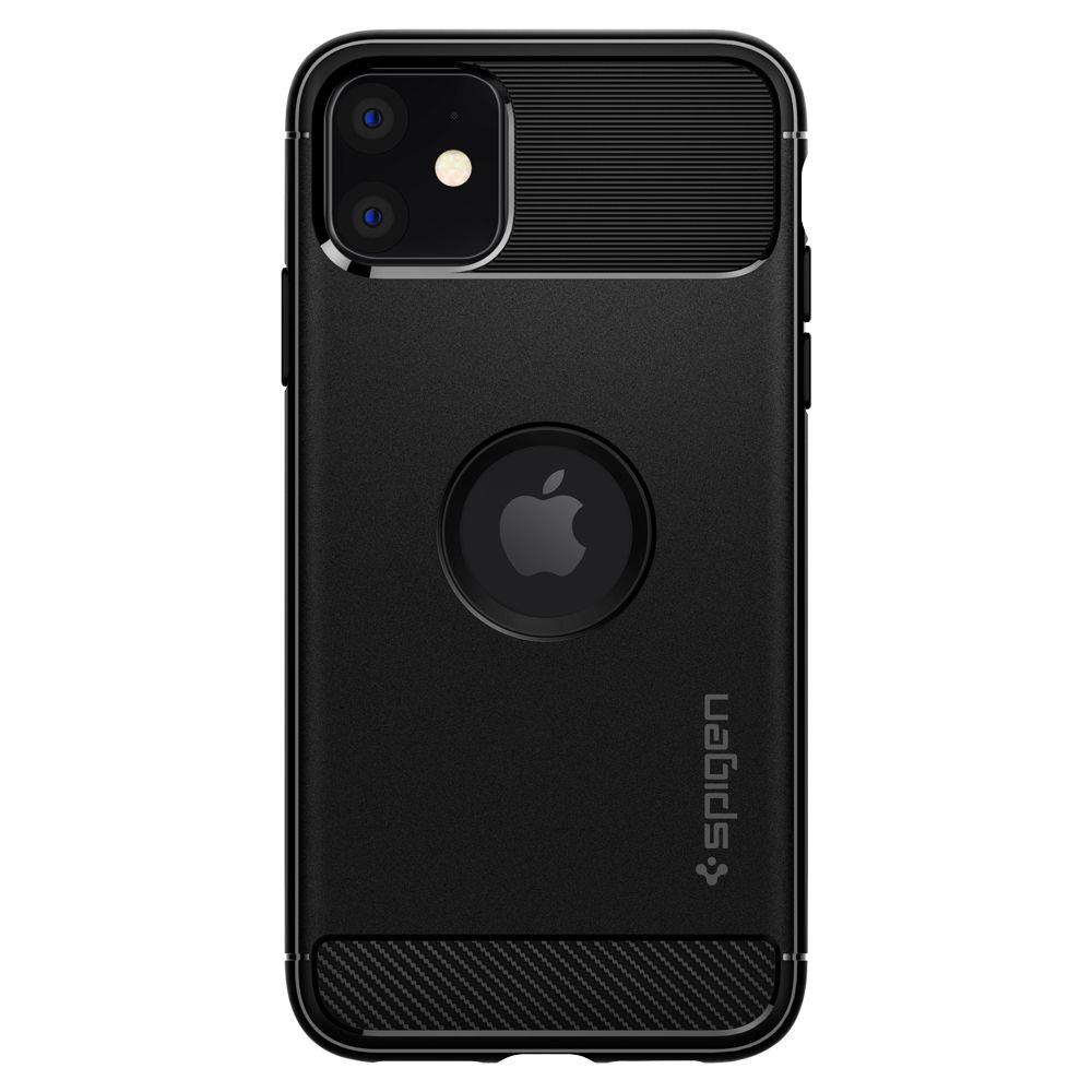 Spigen Spigen Rugged Armor iPhone 11 Mattsvart