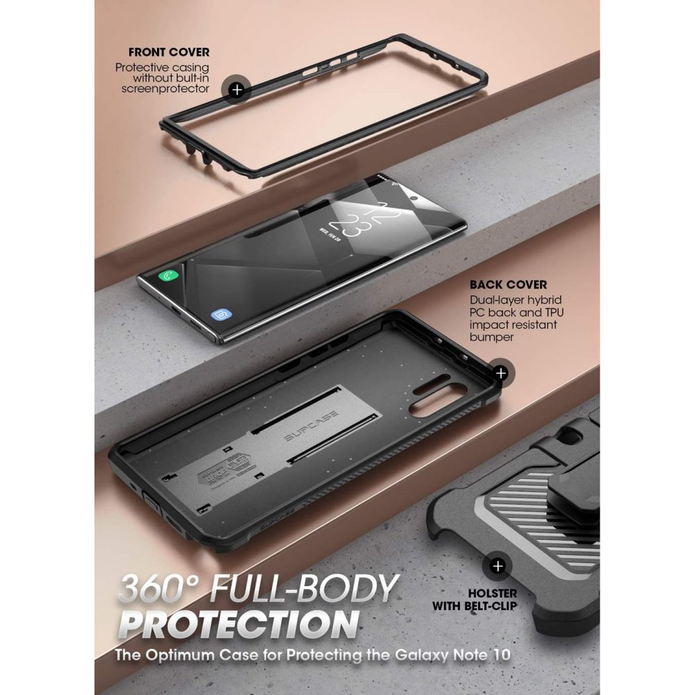 SupCase Supcase Unicorn Beetle Pro Galaxy Note 10+ Plus Svart