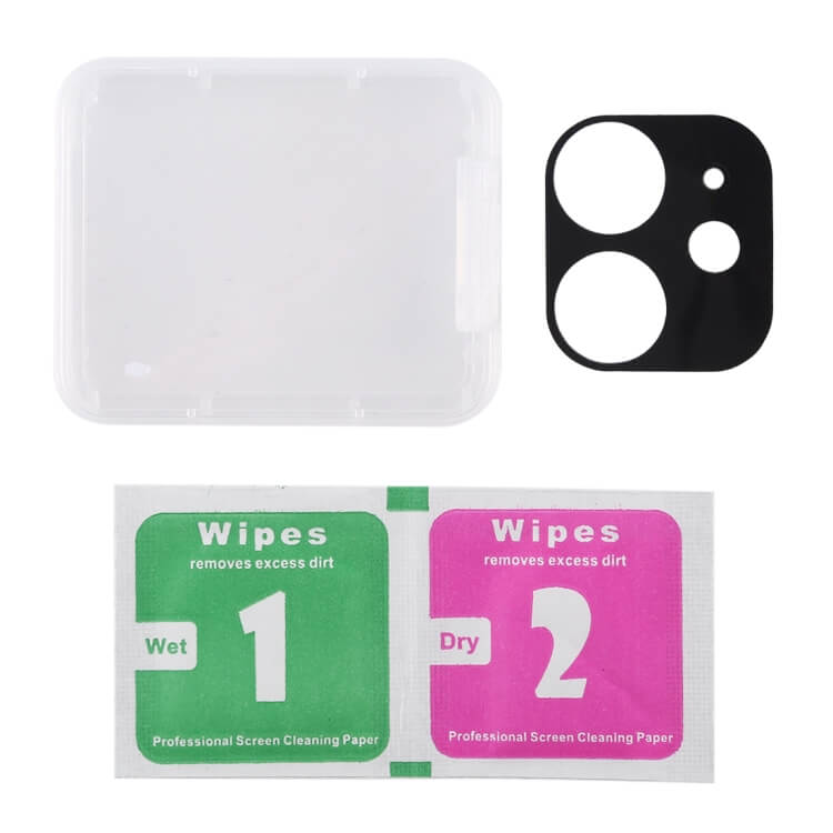 SpareParts iPhone 11 Skyddsfilm för Bakre kameralins - Svart