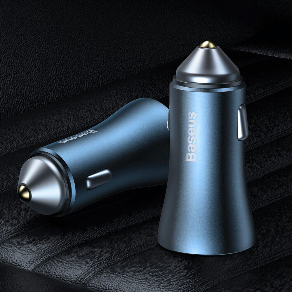 BASEUS BASEUS billaddare 40W Kabel USB-C till Lightning 1m