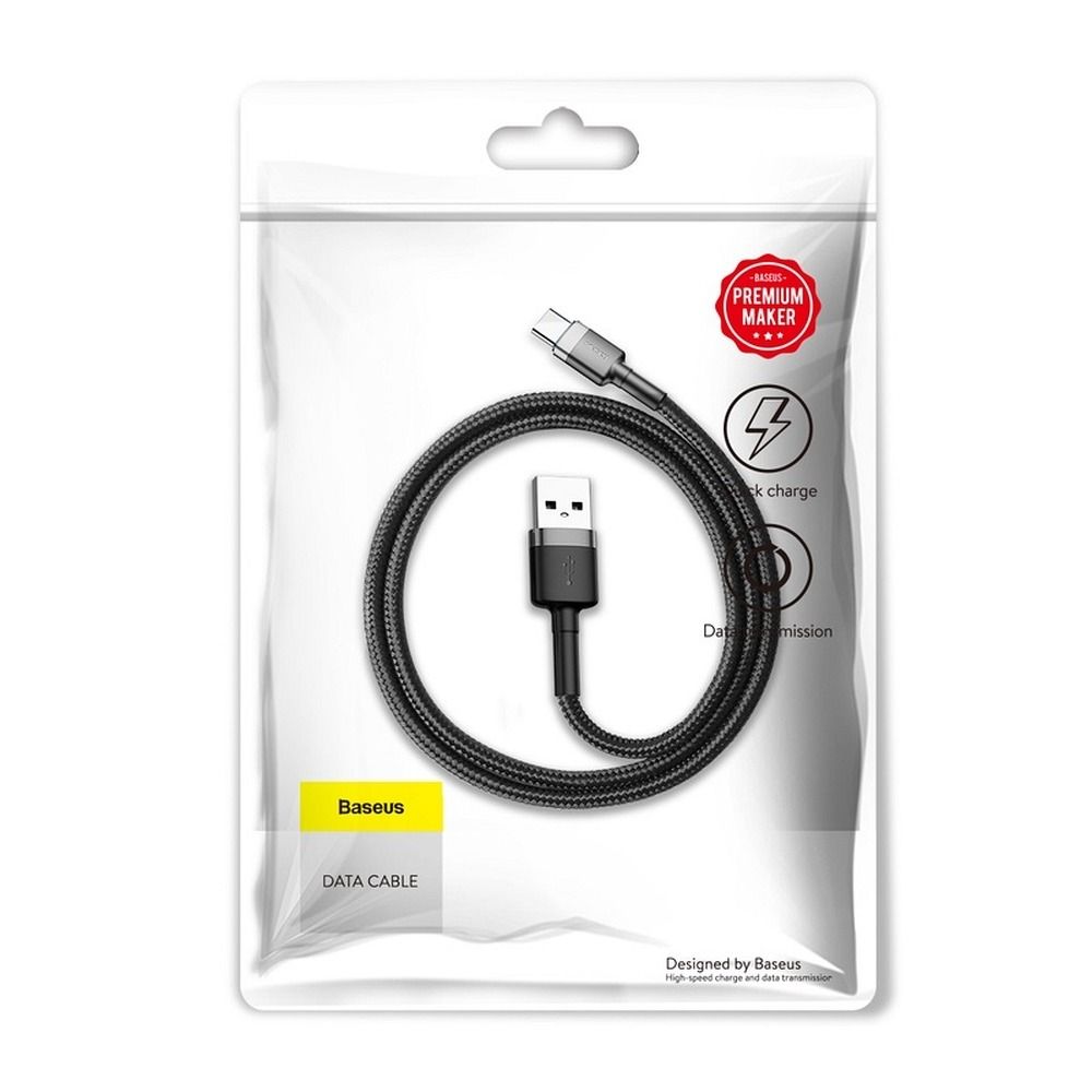 BASEUS BASEUS Cafule USB-C till USB-A kabel 0.5M - Svart