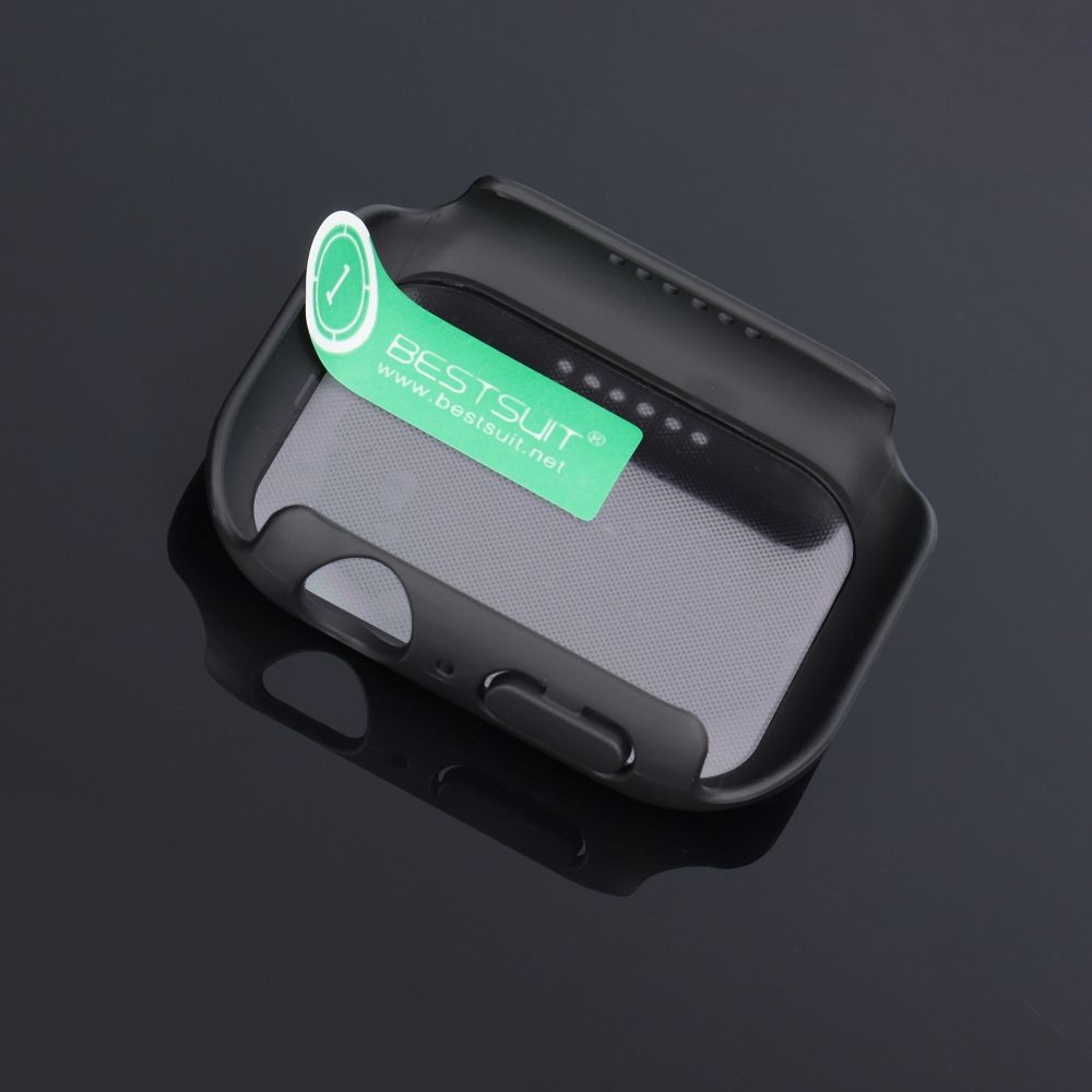 Bestsuit Bestsuit Skal Hybrid Glass för Apple Watch serie 7/8 45mm