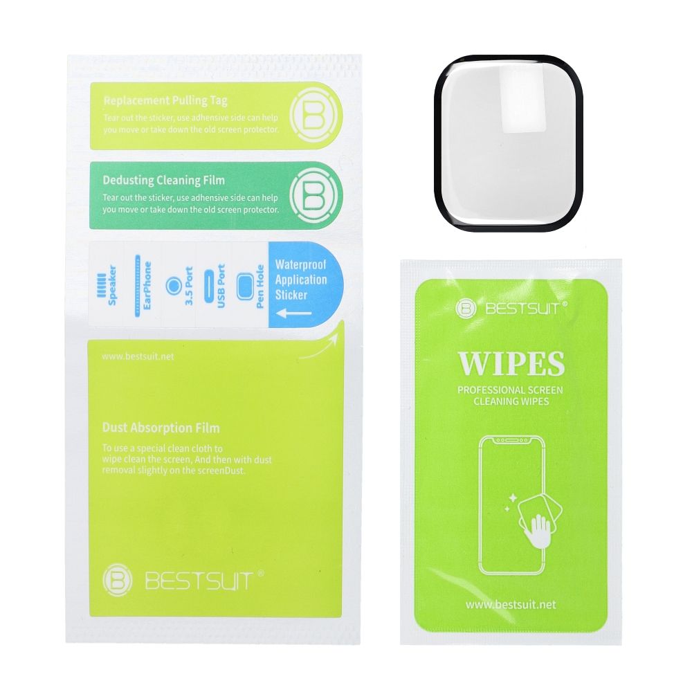 Bestsuit Bestsuit Flexibelt Hybridglas Skärmskydd Apple Watch 8-41mm