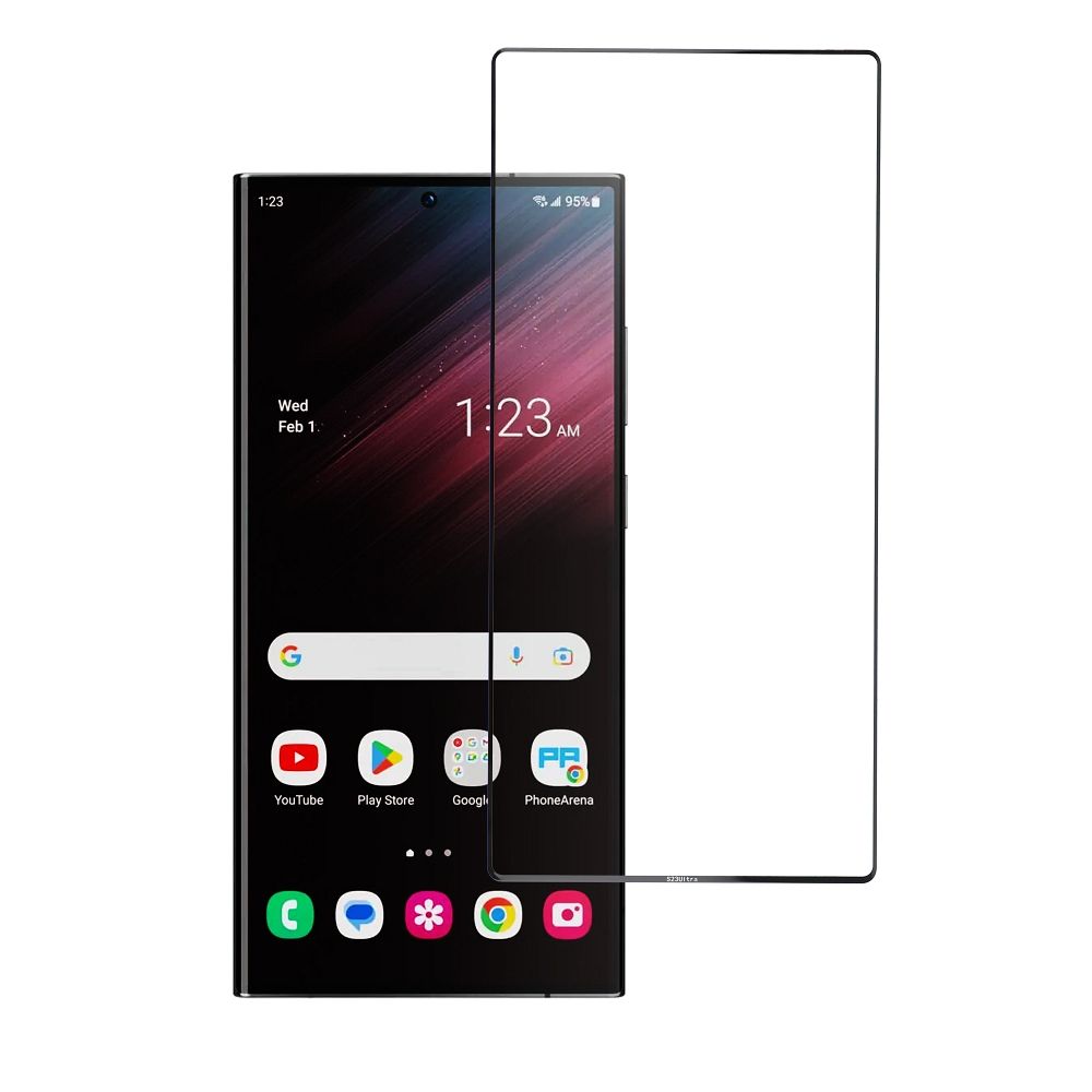 Blue Star Blue Star Härdat Glas Skärmskydd Samsung Galaxy S23 Ultra (full lim)