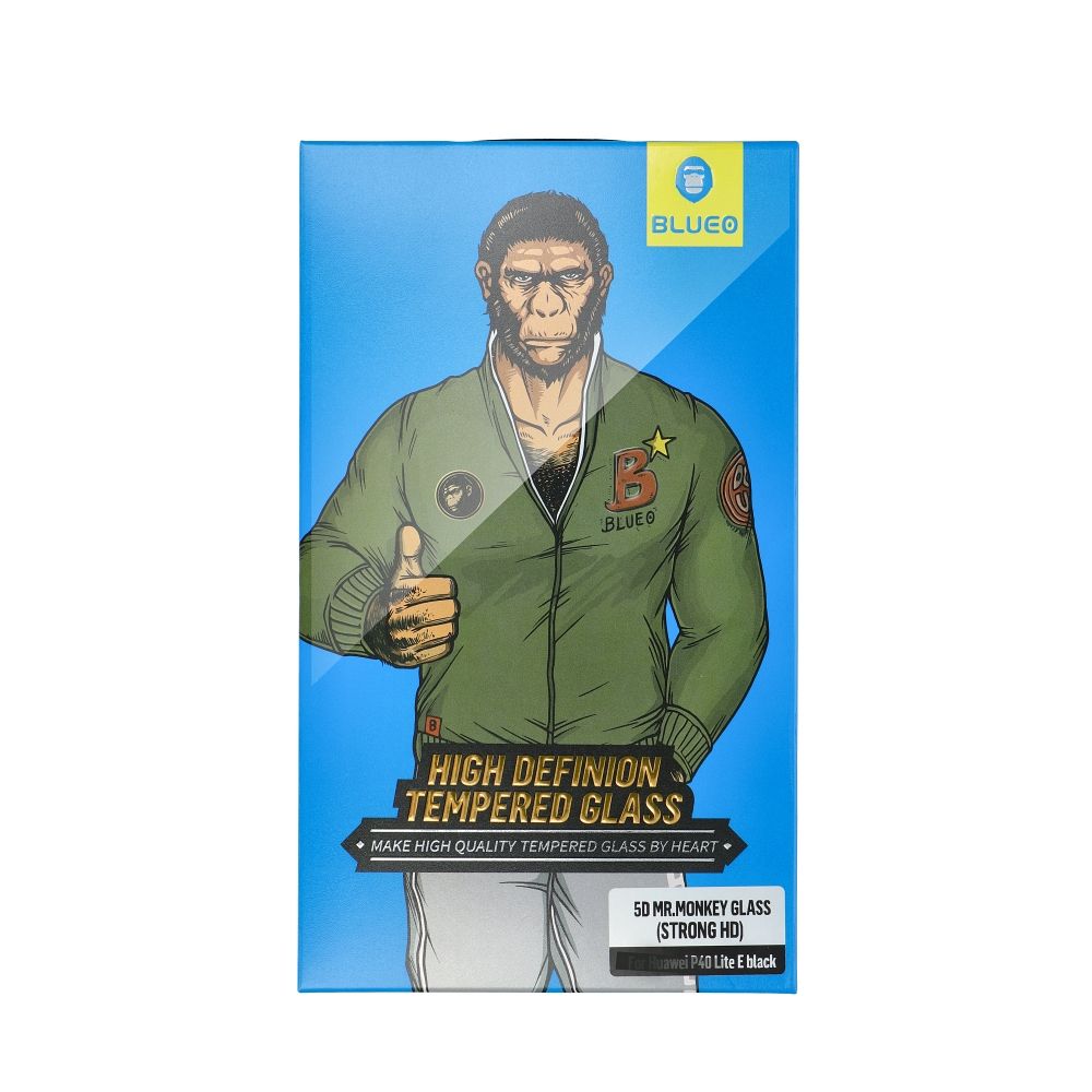 BlueO BlueO 5D Mr. Monkey Glas för Apple Watch SE 44MM svart