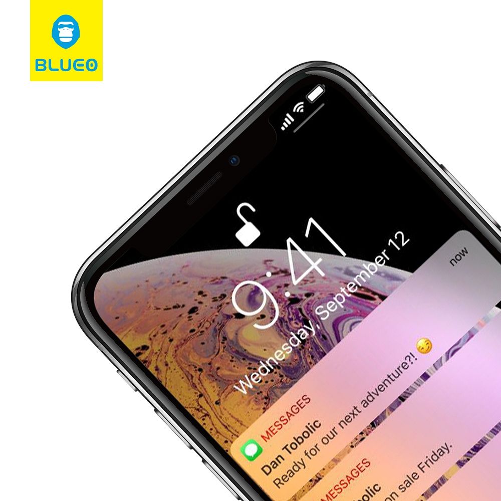 BlueO BlueO 5D Mr. Monkey Glas för Samsung Galaxy A34 5G svart