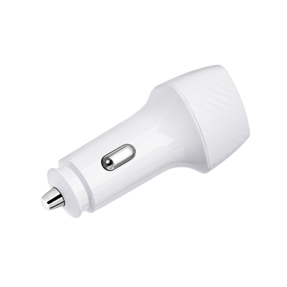 Forcell FORCELL billaddare USB-C 3.0 PD20W USB QC3.0 18W 5A vit