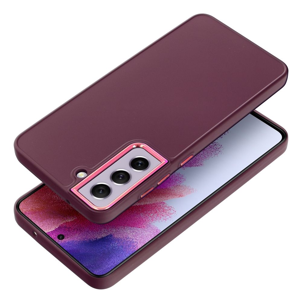 OEM FRAME Skal för Samsung S21 FE lila