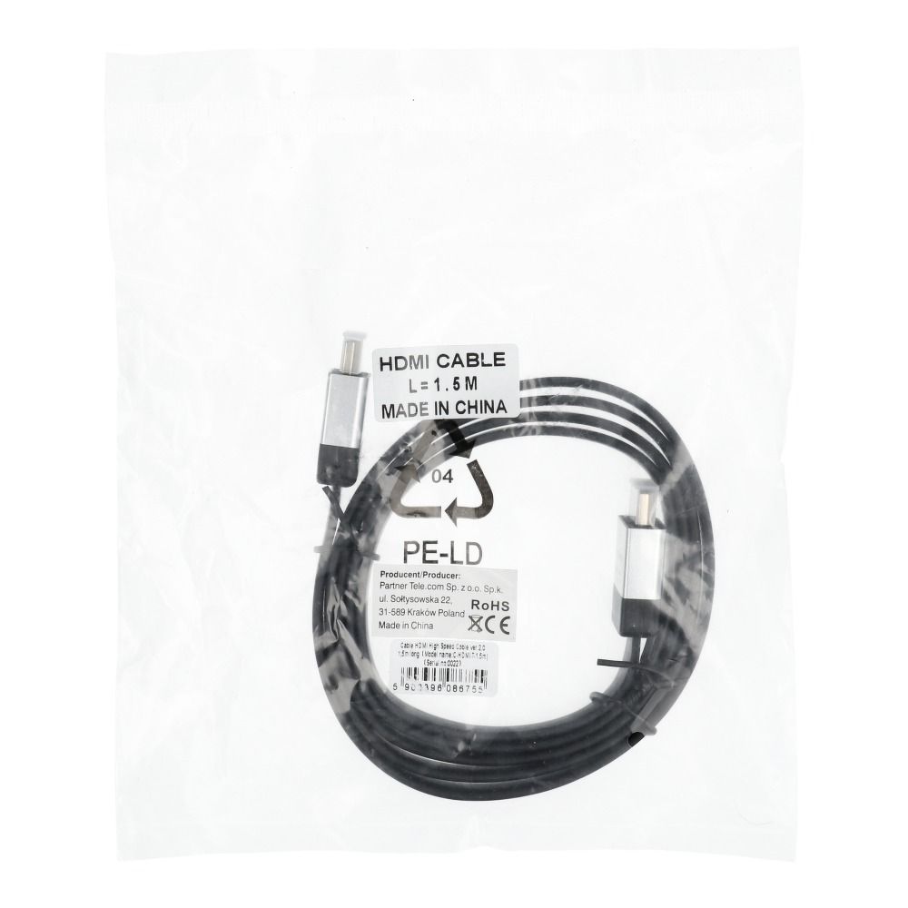 OEM HDMI High Speed Kabel ver. 2.0. 1.5 meter