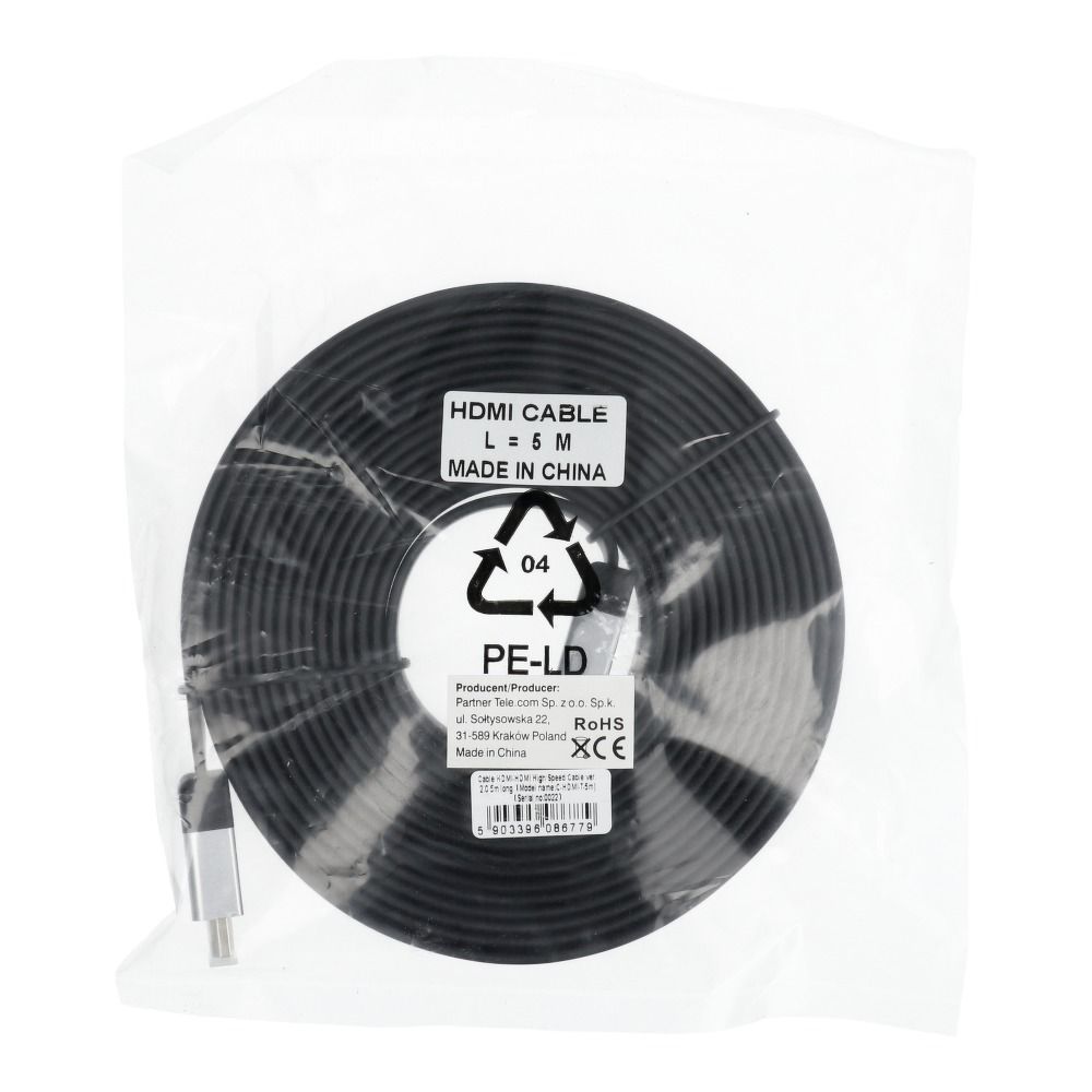 OEM HDMI High Speed Kabel ver. 2.0. 5 meter