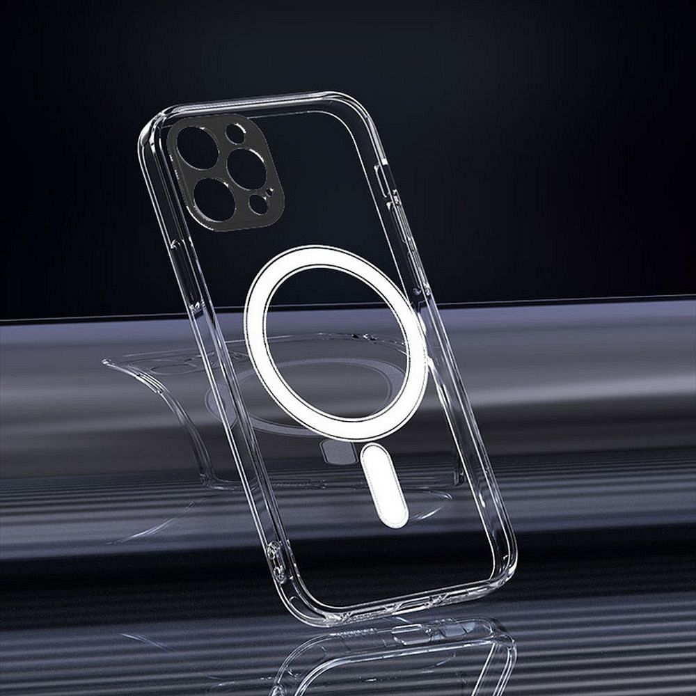 OEM CLEAR Magsafe Cover skal med kameraskydd för iPhone 14