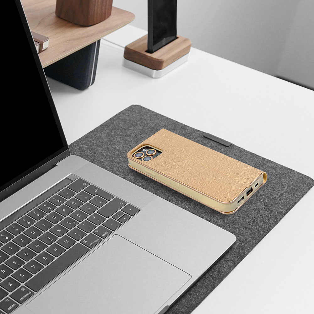 OEM LUNA Gold Fodral för Samsung A23 5G guld