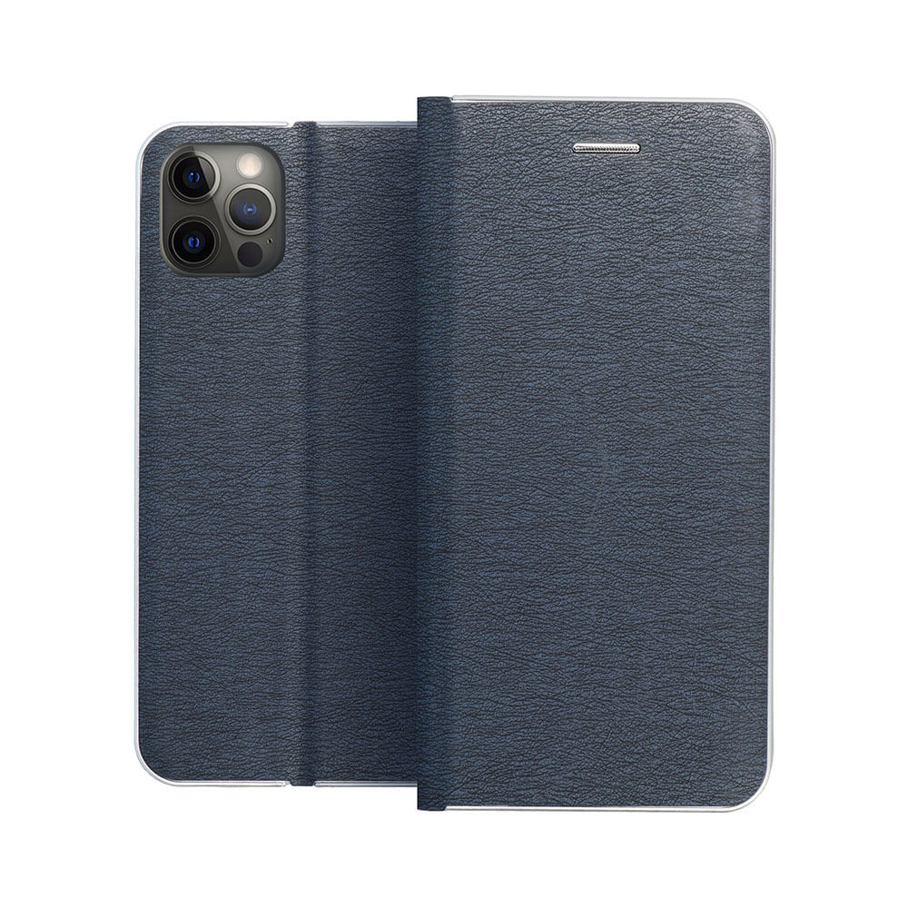 OEM LUNA Carbon Fodral för Samsung A34 5G blå