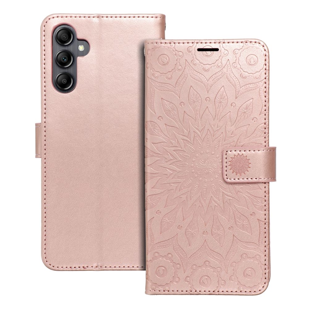 OEM MEZZO plånboksfodral för Samsung A14 4G mandala roséguld