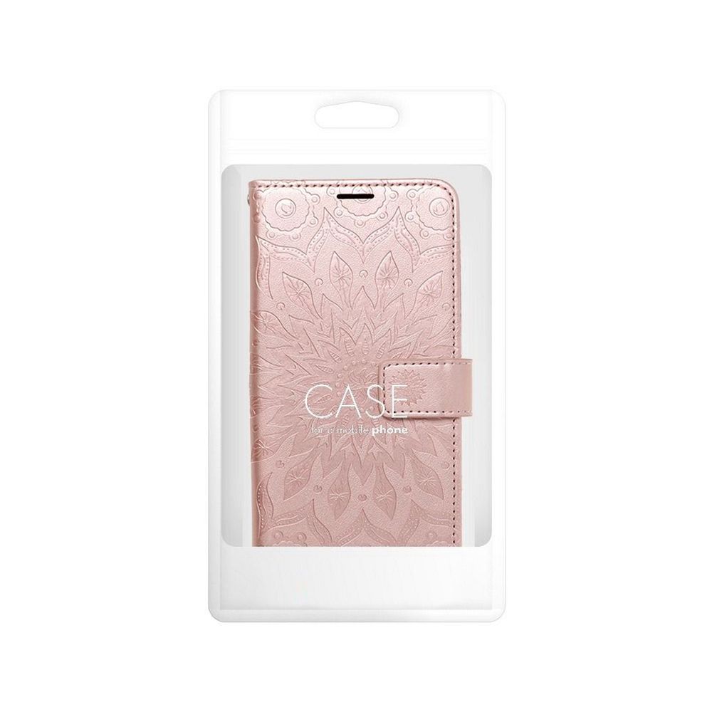 OEM MEZZO plånboksfodral för Galaxy A23 5G mandala roséguld