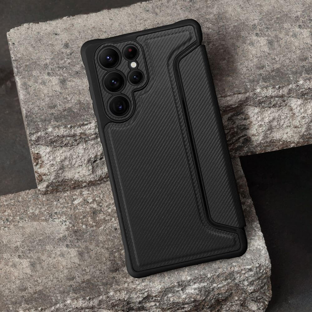 OEM PIANO fodral för Samsung A34 5G svart