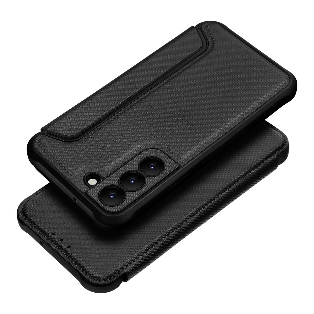 OEM PIANO fodral för Samsung S22 svart