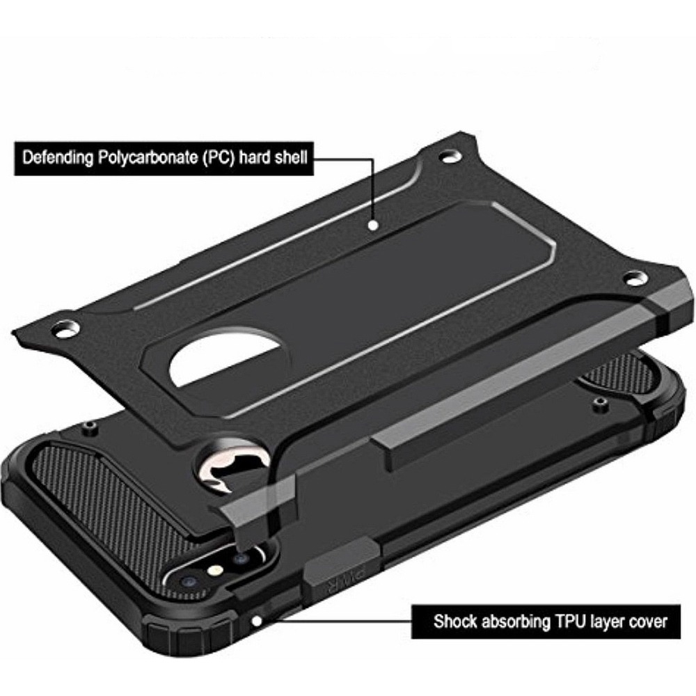 Roar ARMOR Skal till iPhone XS Svart