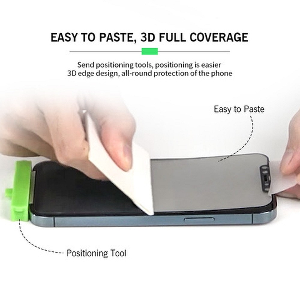 Bestsuit Bestsuit 5D Hybrid Glas 5D till Apple iPhone 12 mini Svart