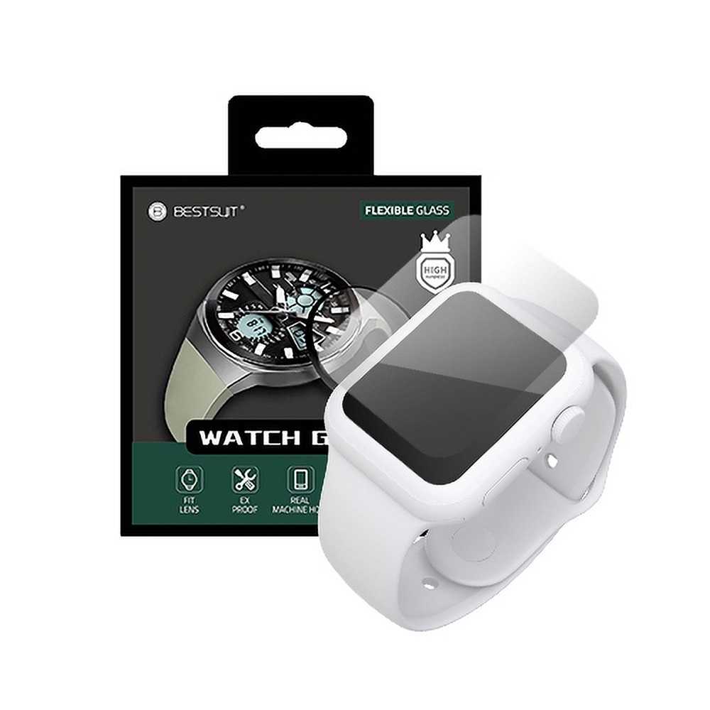 Bestsuit Bestsuit Flexible Härdat Glas till Apple Watch series 7-45mm