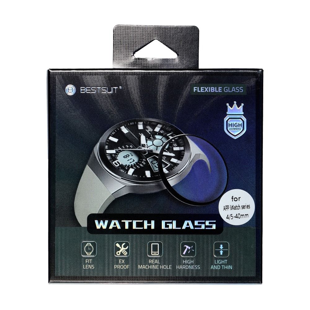 Bestsuit Bestsuit Flexible Härdat Glas till Apple Watch series 7-45mm