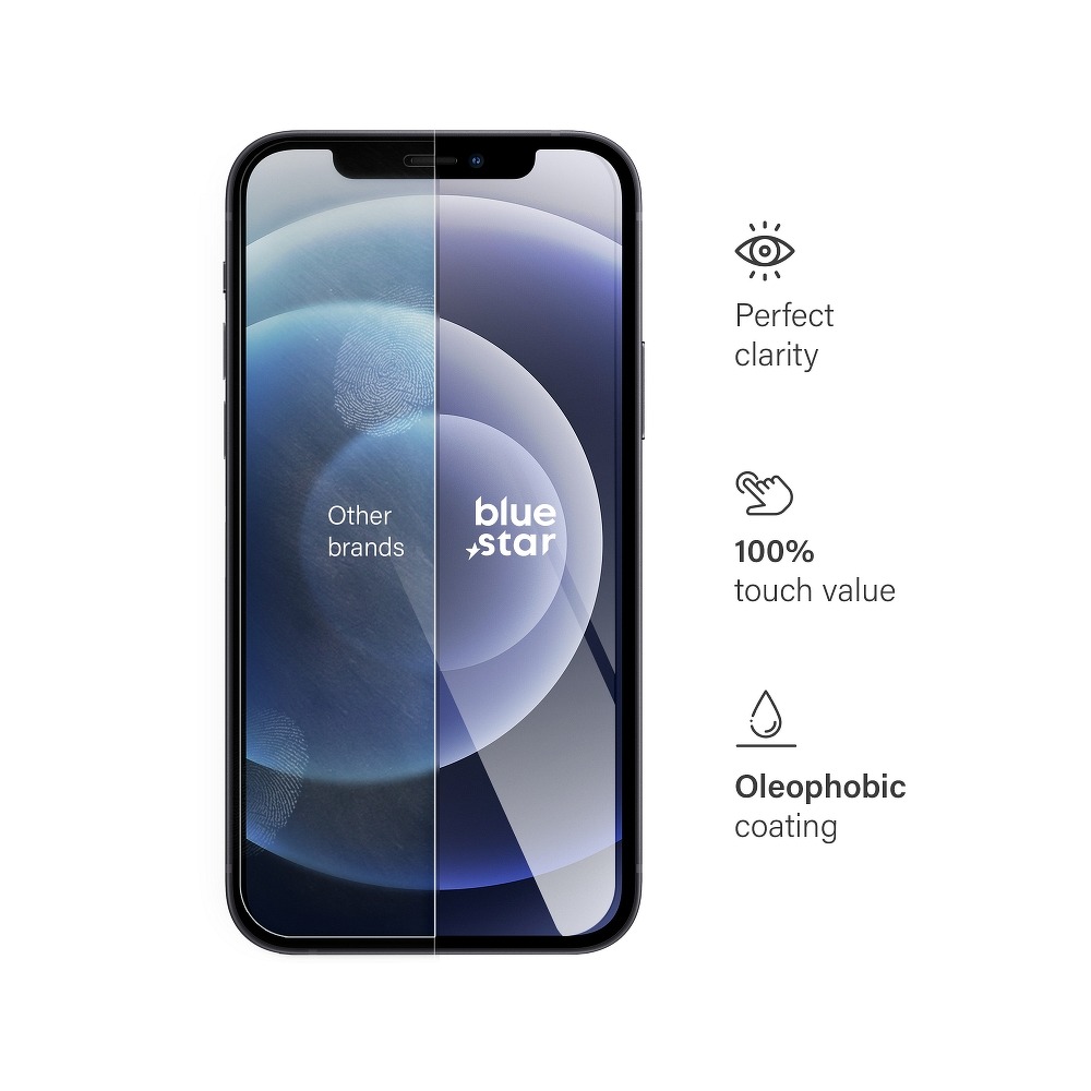 Blue Star Blue Star Härdat Glas till Apple iPhone 12/12Pro