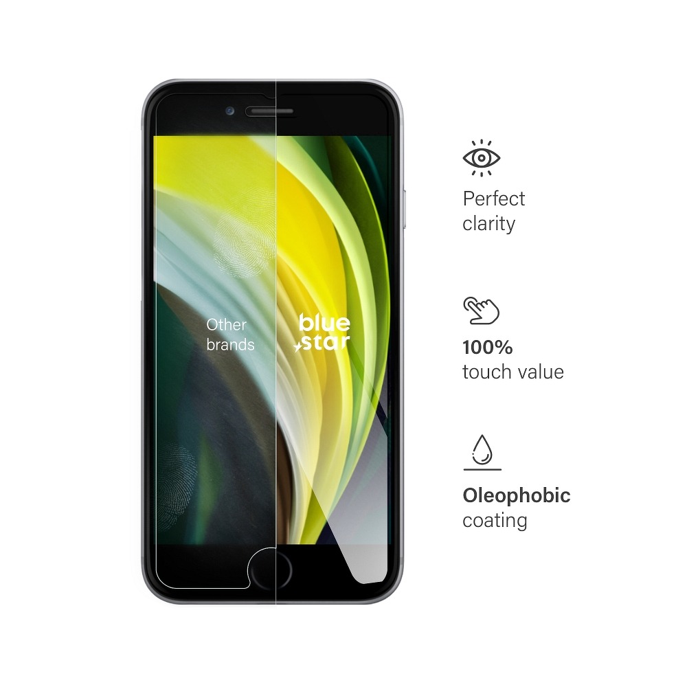 Blue Star Blue Star Härdat Glas Skärmskydd till Apple iPhone 7/8/SE 2020