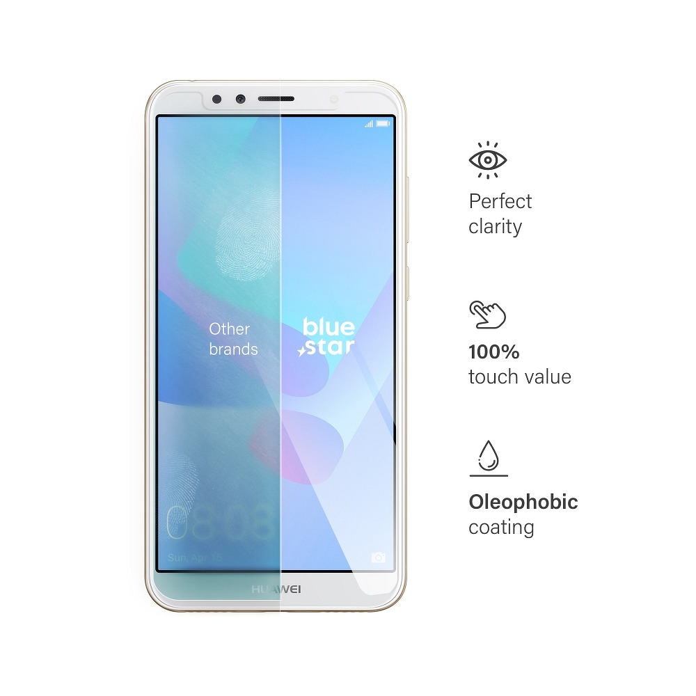 Blue Star Blue Star Härdat Glas till Huawei Y6 2018