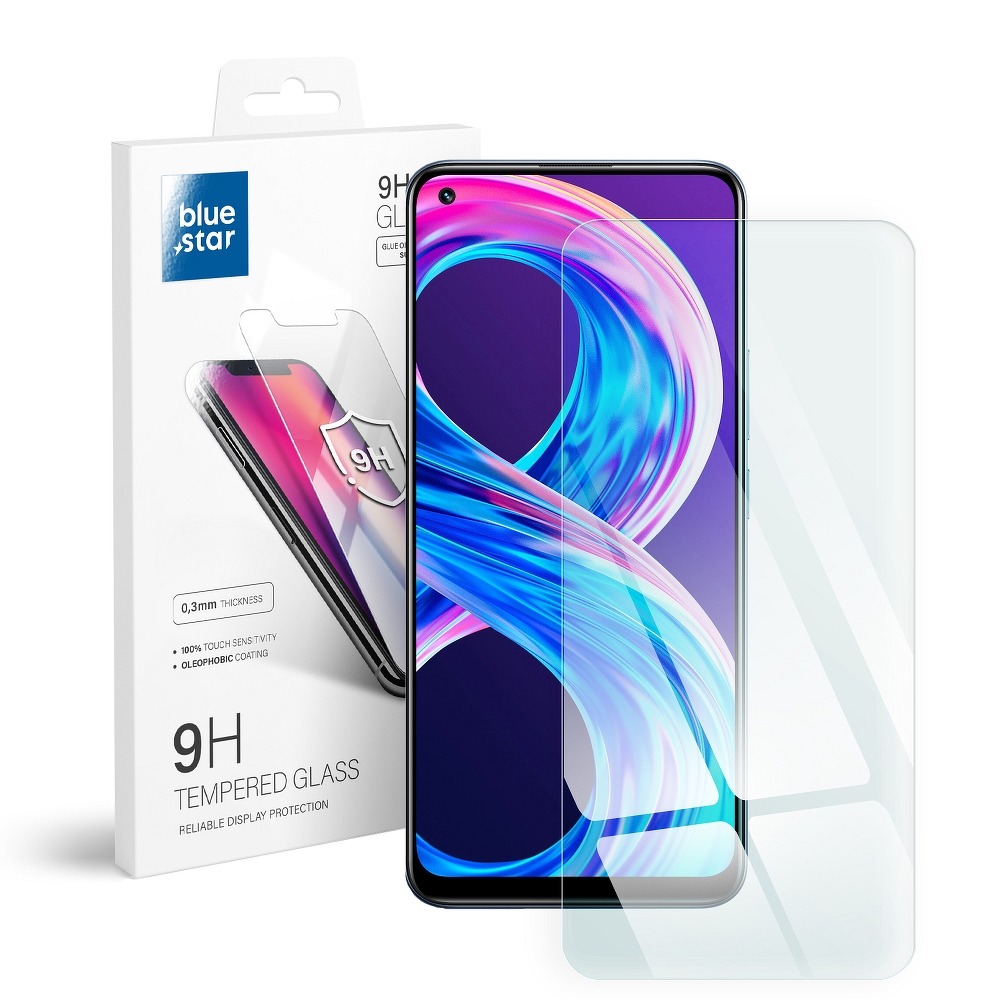 Blue Star Blue Star Härdat Glas Skärmskydd till Realme 8/8 Pro