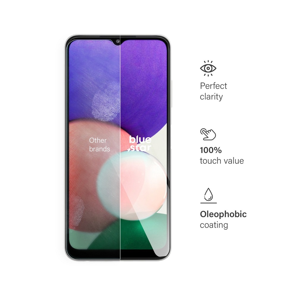 Blue Star Blue Star Härdat Glas Skärmskydd till Samsung Galaxy A22 5G
