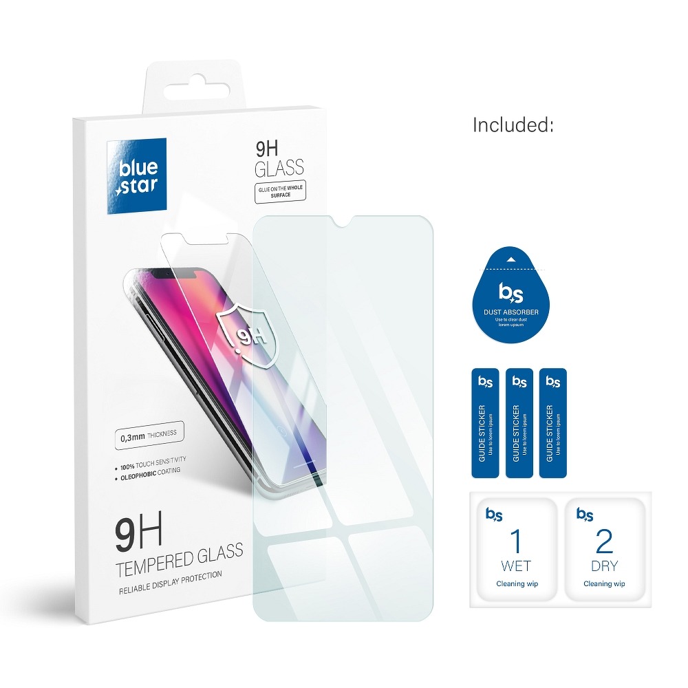 Blue Star Blue Star Härdat Glas Skärmskydd till Samsung Galaxy A22 5G