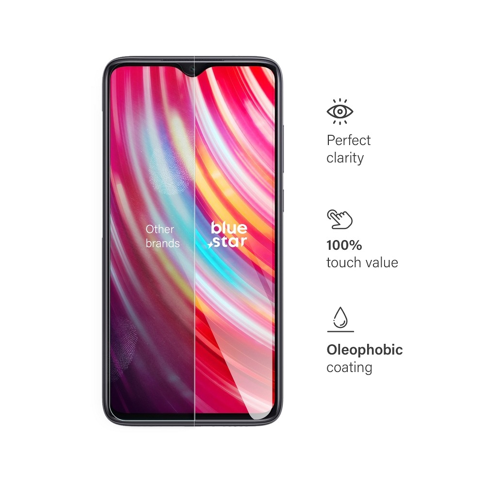 Blue Star Blue Star Härdat Glas Skärmskydd till Xiaomi Redmi Note 8 Pro