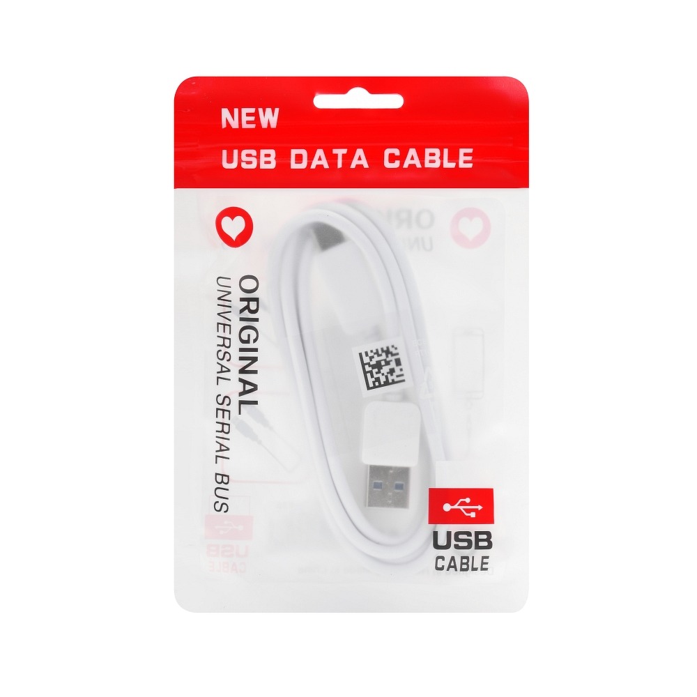 OEM USB-C till USB-A kabel 3.0 HD2 1m Vit