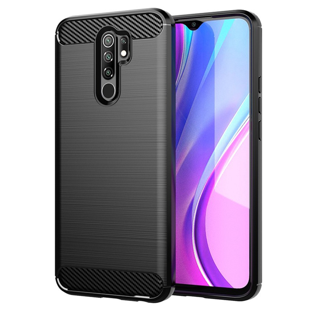 OEM CARBON skal till XIAOMI Redmi 9 Svart
