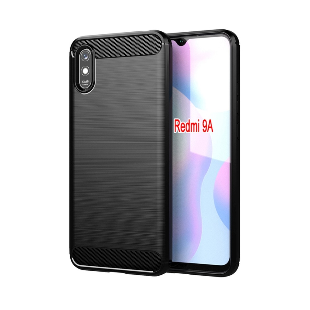 Forcell CARBON skal till XIAOMI Redmi 9A / 9AT Svart