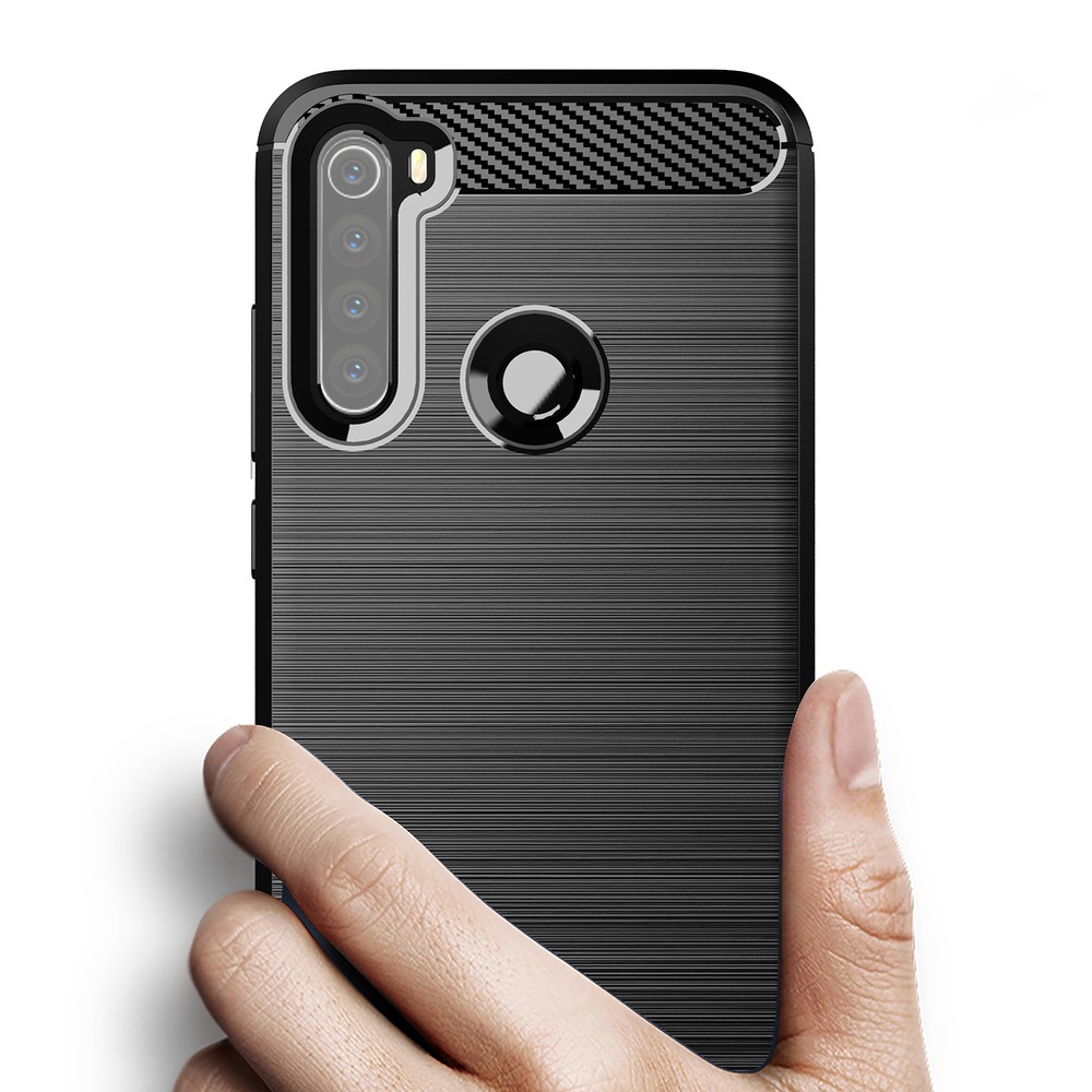 Forcell CARBON skal till XIAOMI Redmi Note 8T Svart