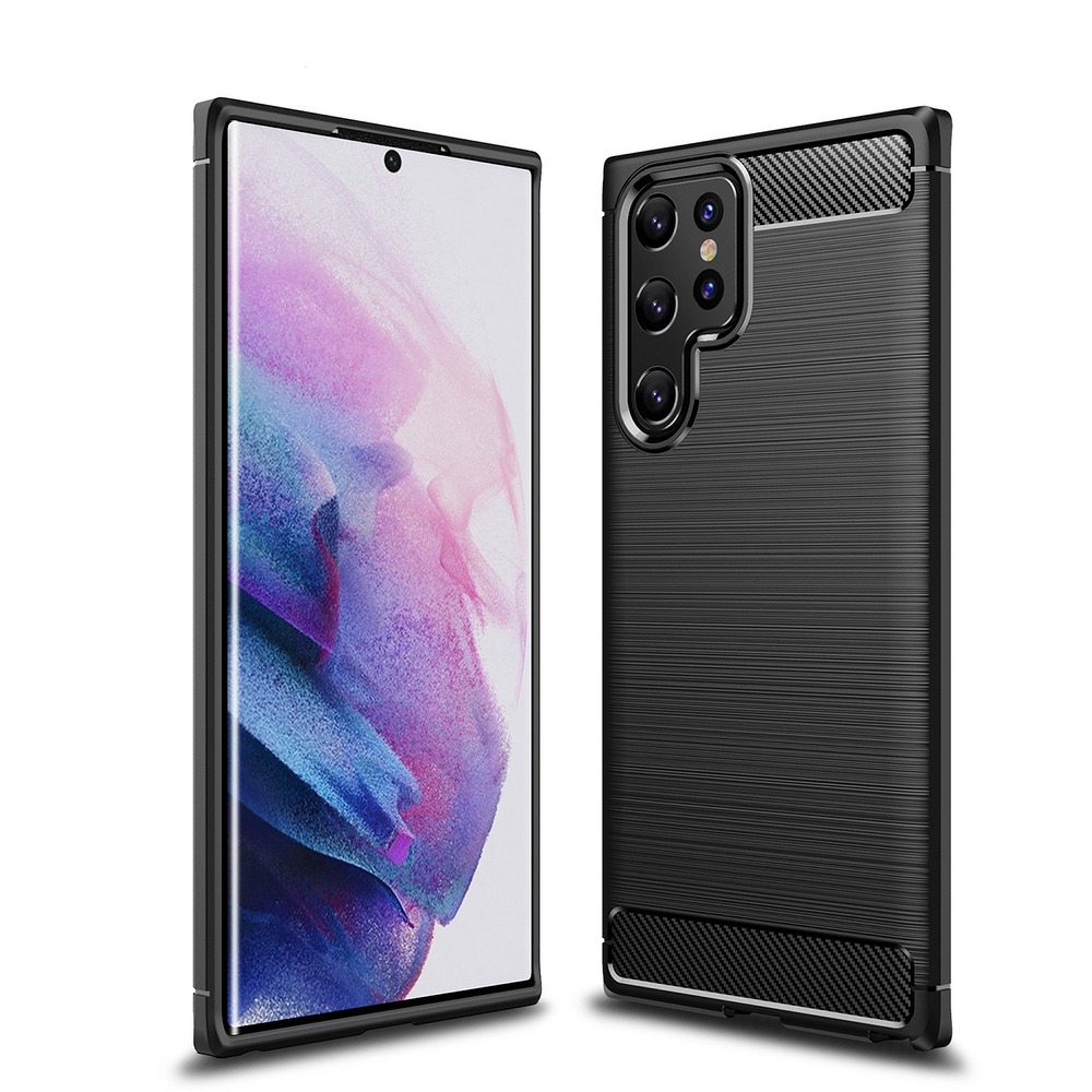 Forcell Forcell Carbon skal till Samsung Galaxy S22 Ultra Svart