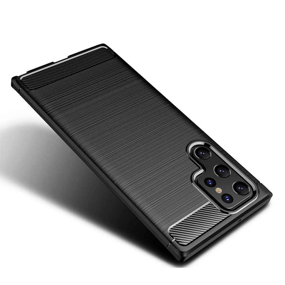 Forcell Forcell Carbon skal till Samsung Galaxy S22 Ultra Svart