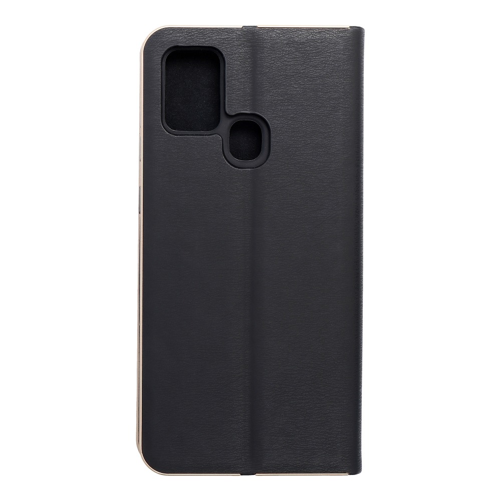 Forcell Forcell LUNA Guld fodral till Samsung Galaxy A21s Svart