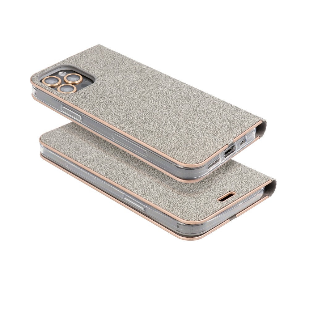 Forcell Forcell LUNA Guld fodral till Samsung Galaxy A51 silver