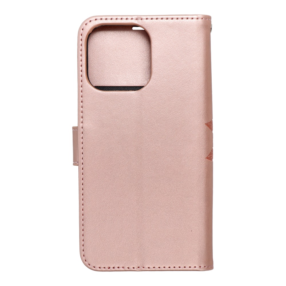 Forcell Forcell iPhone 13 Pro Plånboksfodral MEZZO - Roséguld