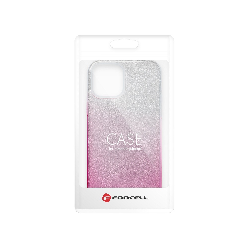 Forcell Forcell SHINING skal till iPhone 13 clear/Rosa