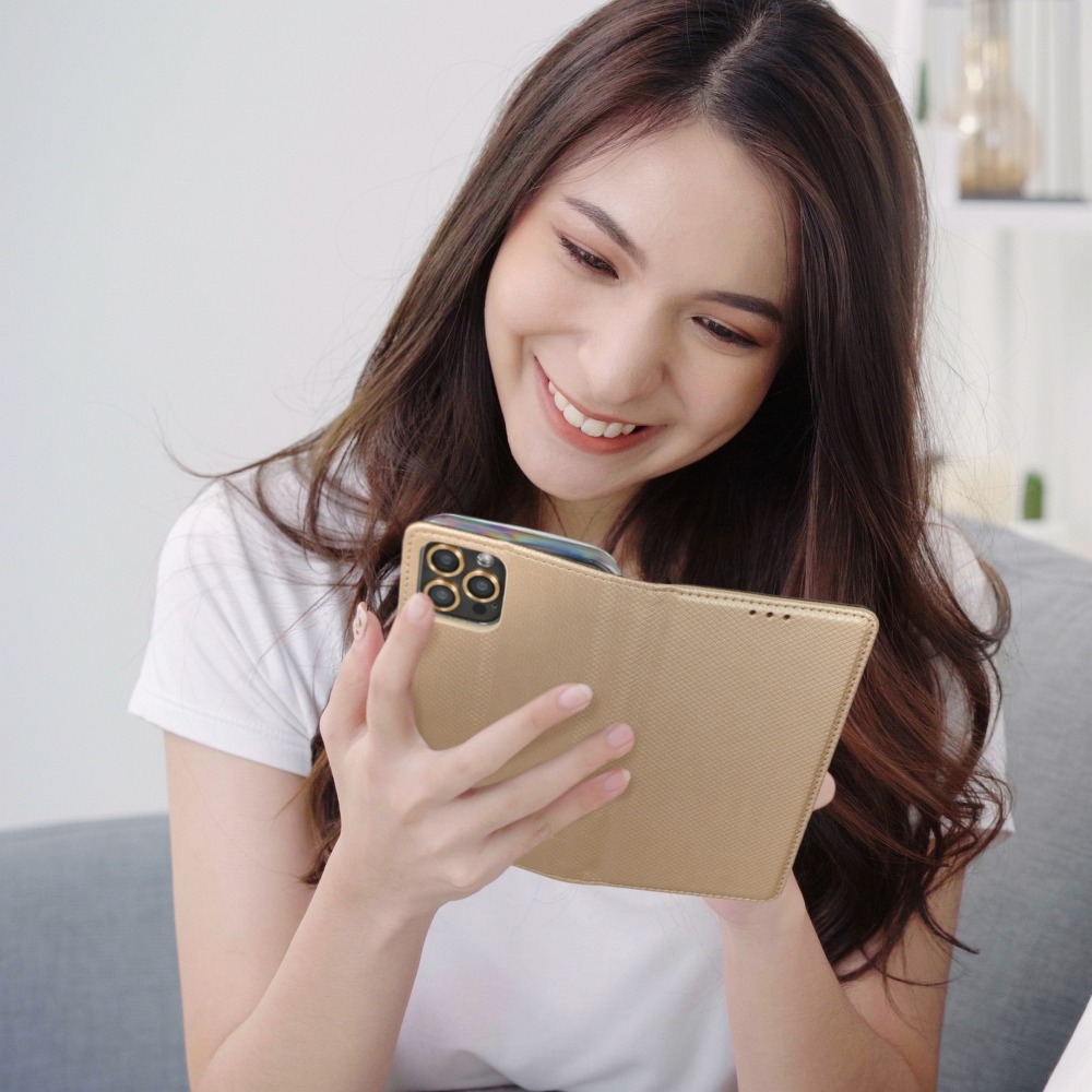 OEM Smart Plånboksfodral till Samsung Galaxy J5 2016 Guld