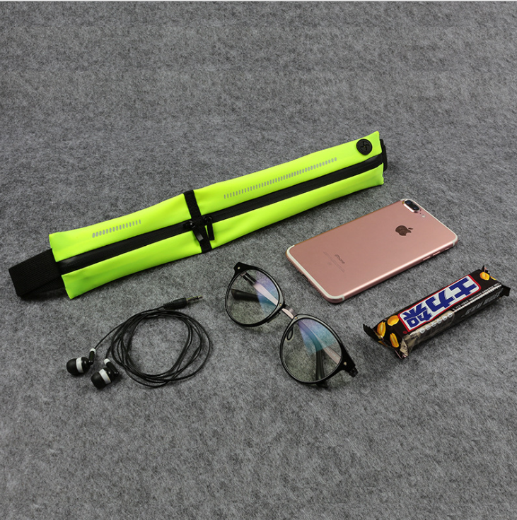 A-One Brand Tvådelad universal midjeväska för optimal förvaring - Svart