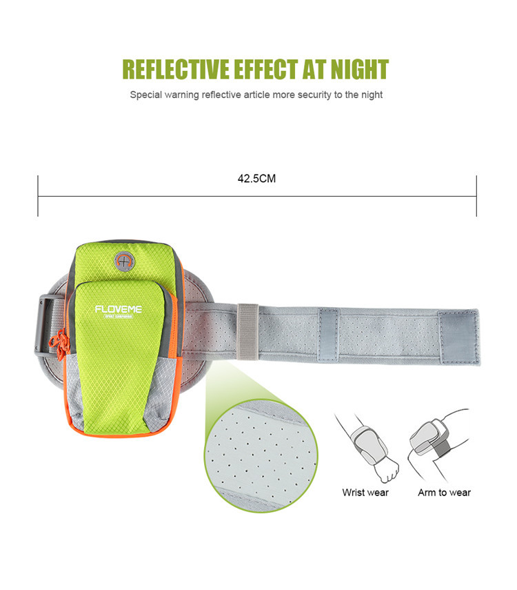 Floveme Floveme universal sportarmbands-väska - Rosa