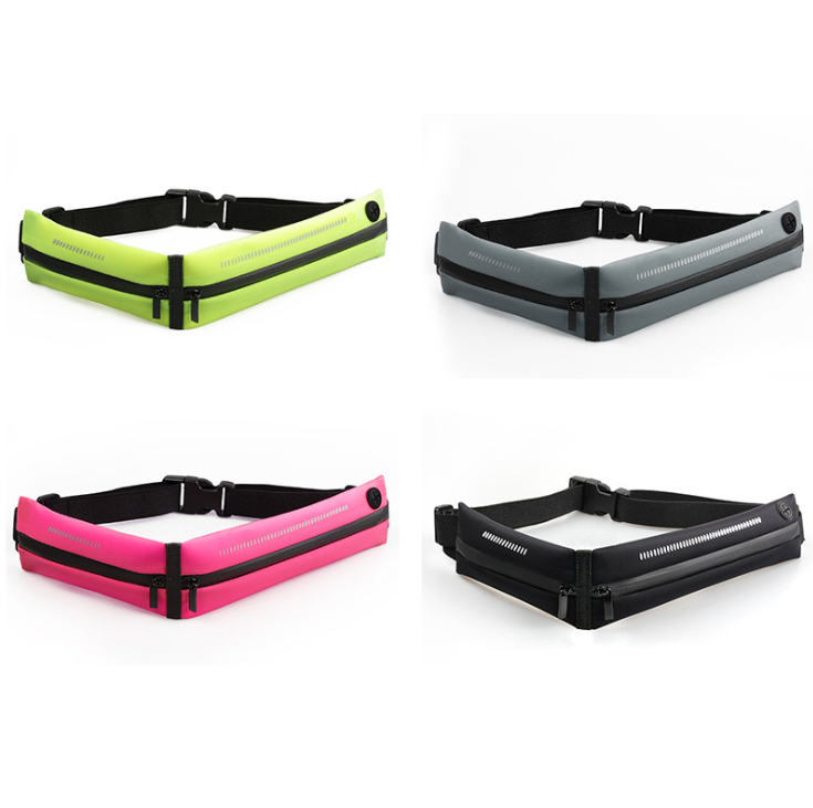 A-One Brand Tvådelad universal midjeväska för optimal förvaring - Svart