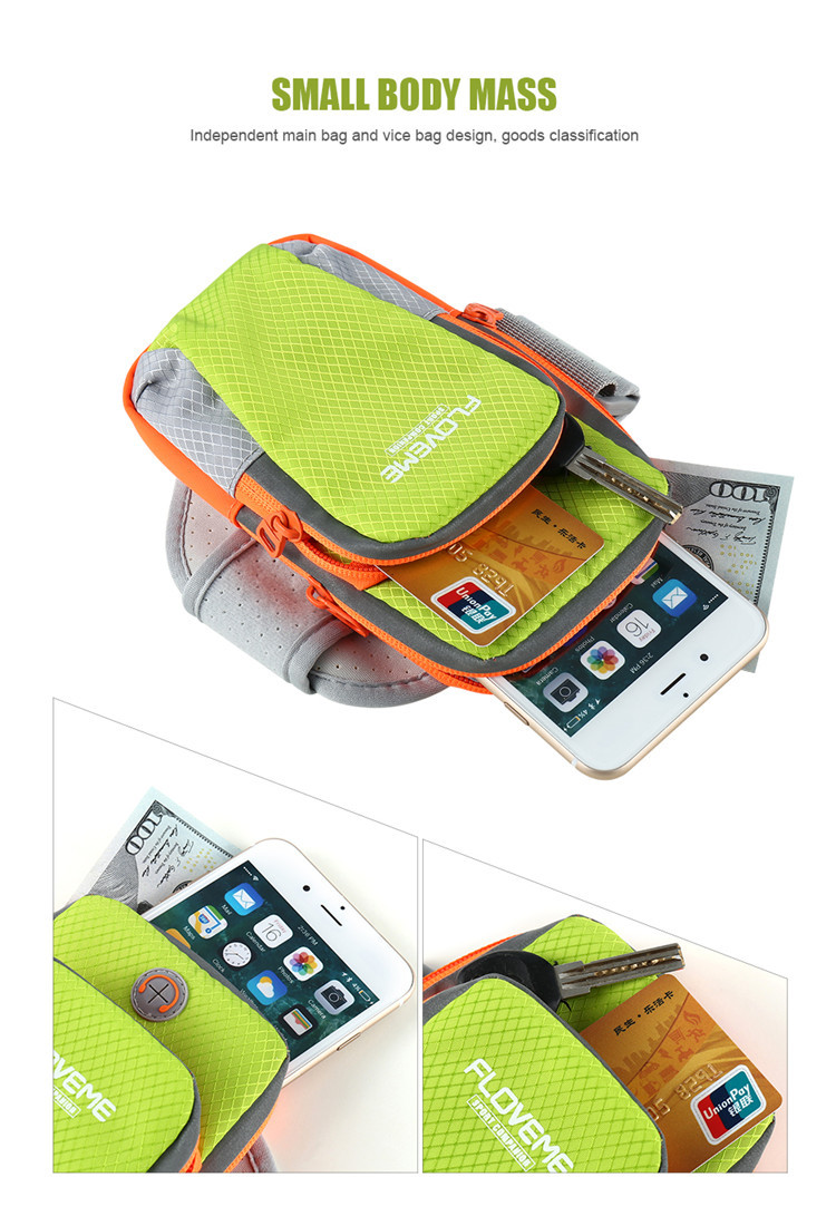 Floveme Floveme universal sportarmbands-väska - Rosa