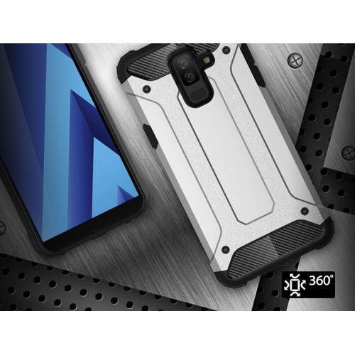 OEM Hybrid Armor Mobilskal till Samsung Galaxy A6 Plus (2018) - Rose Gold