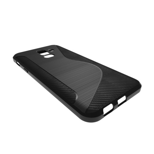 OEM Flexicase Mobilskal Till Samsung Galaxy A6 Plus (2018) - Svart